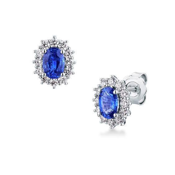 Pendientes Mirco Visconti Mujer in Oro blanco Zaffiro 1.37 Ct Z685S/B10Z - Z685S/B10Z